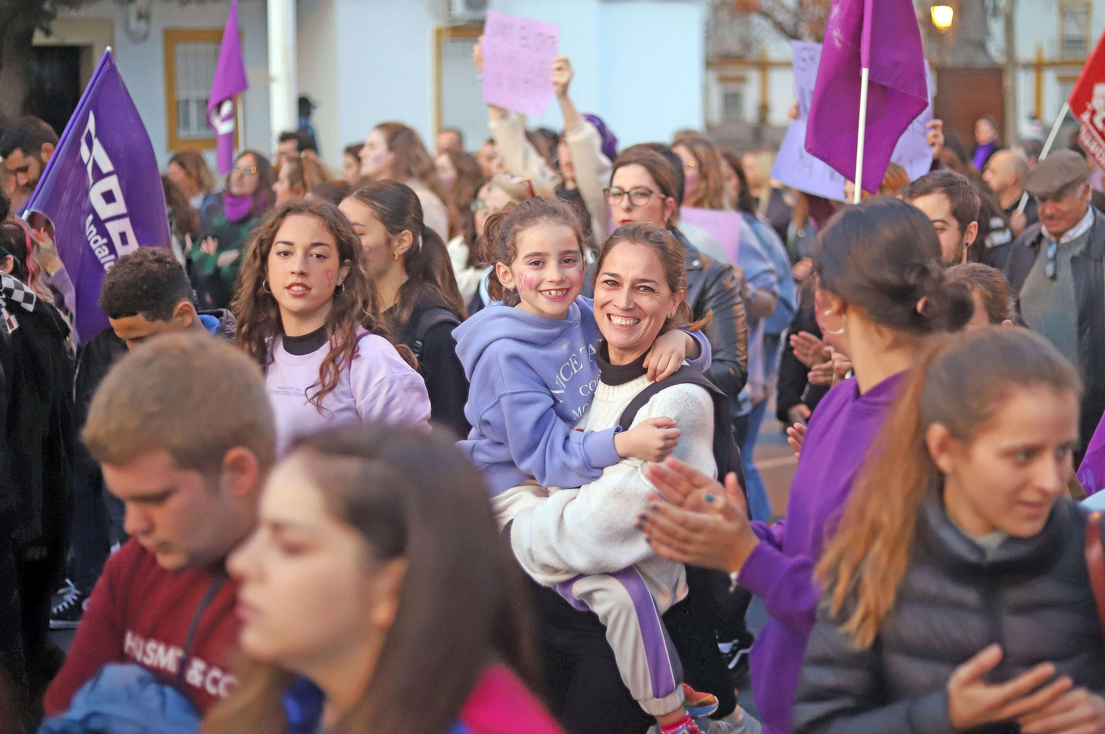 Imágenes de la manifestación del 8 de marzo, Día Internacional de la Mujer