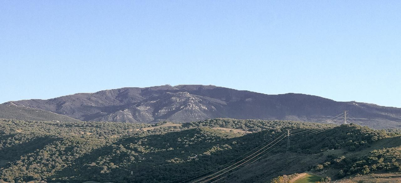 Sierra del Aljibe desde S. José del Valle.