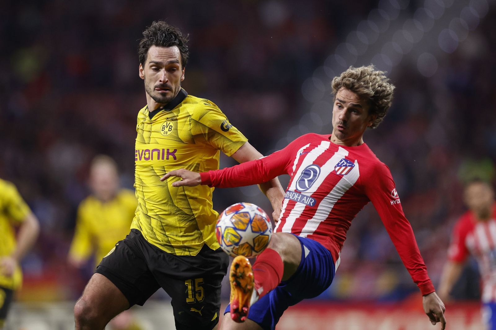 El Atlético de Madrid - Borussia Dortmund, en fotos