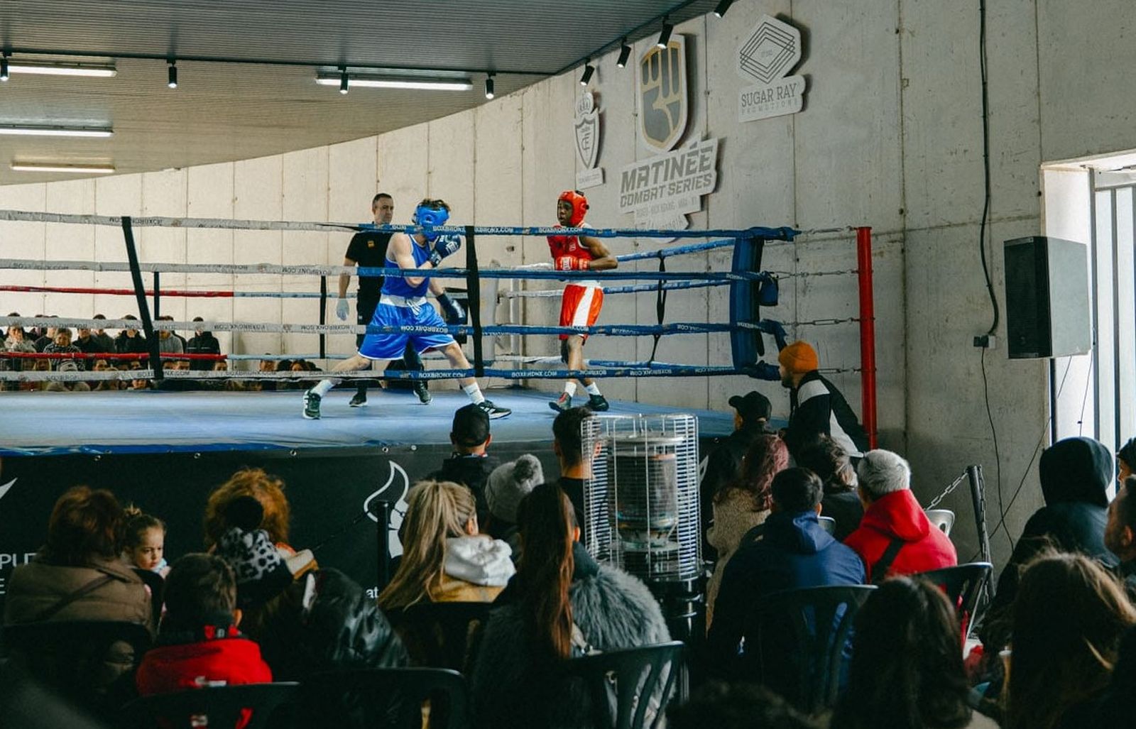 Imagen de uno de los combates celebrados esta mañana.