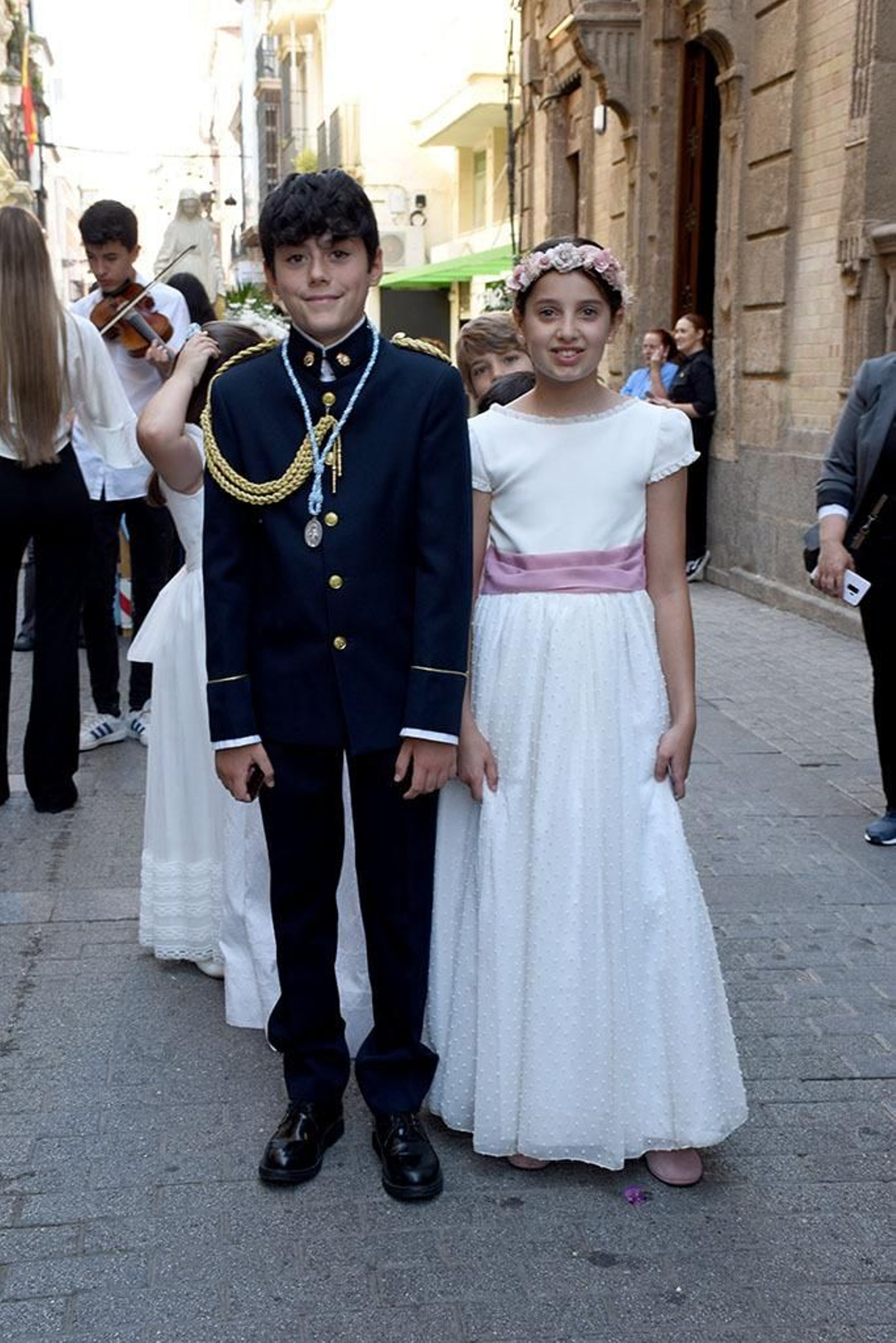 Imágenes de la procesión de la Virgen Milagrosa del colegio San Vicente de Paúl