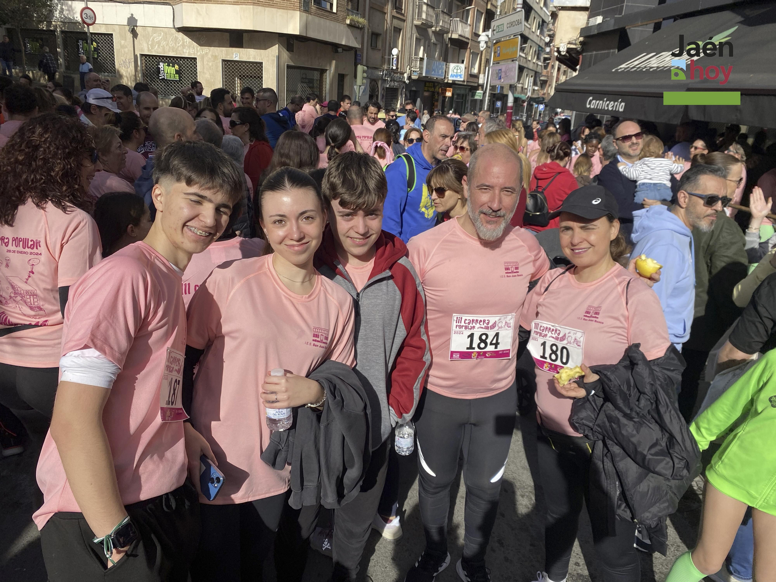 Carrera IES San Juan Bosco contra el cáncer.