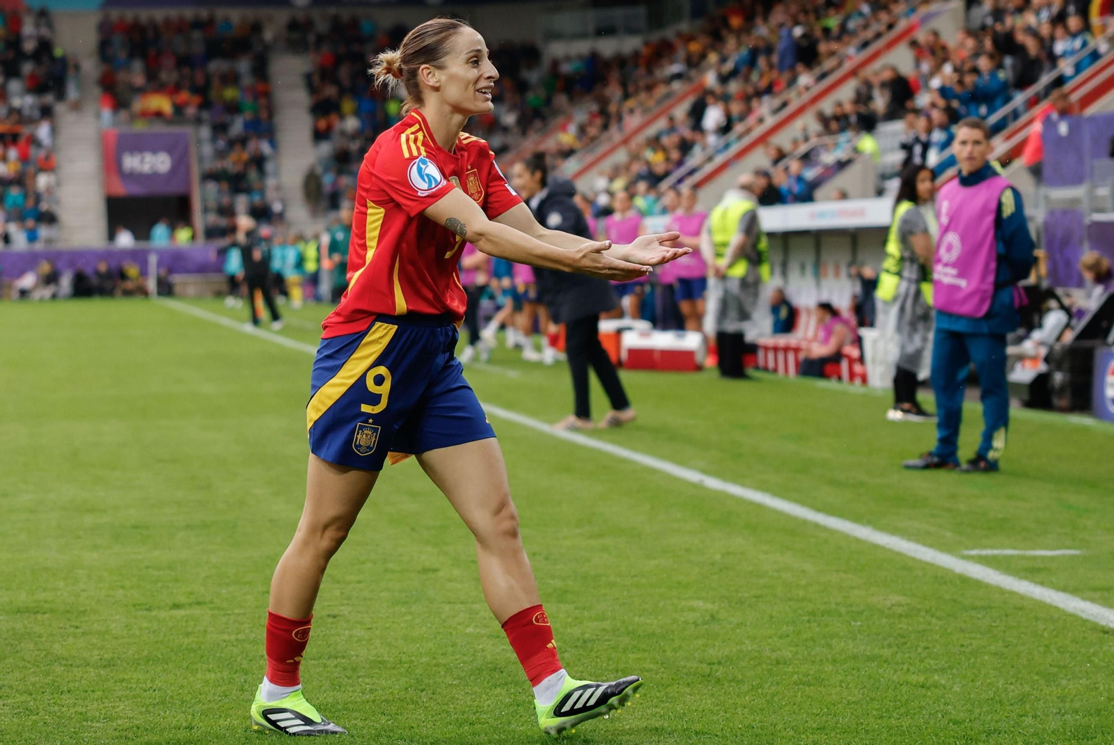 Las fotos de la goleada de España sobre Bélgica en la Eurocopa femenina