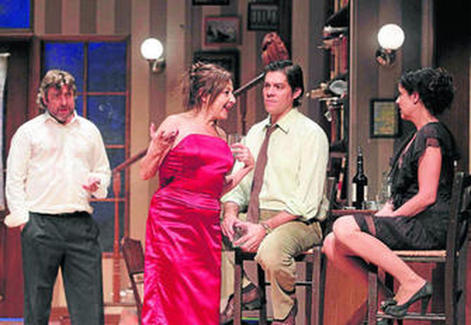 Una escena de la obra '¿Quién teme a Virginia Woolf?', protagonizada por Carmen Machi.