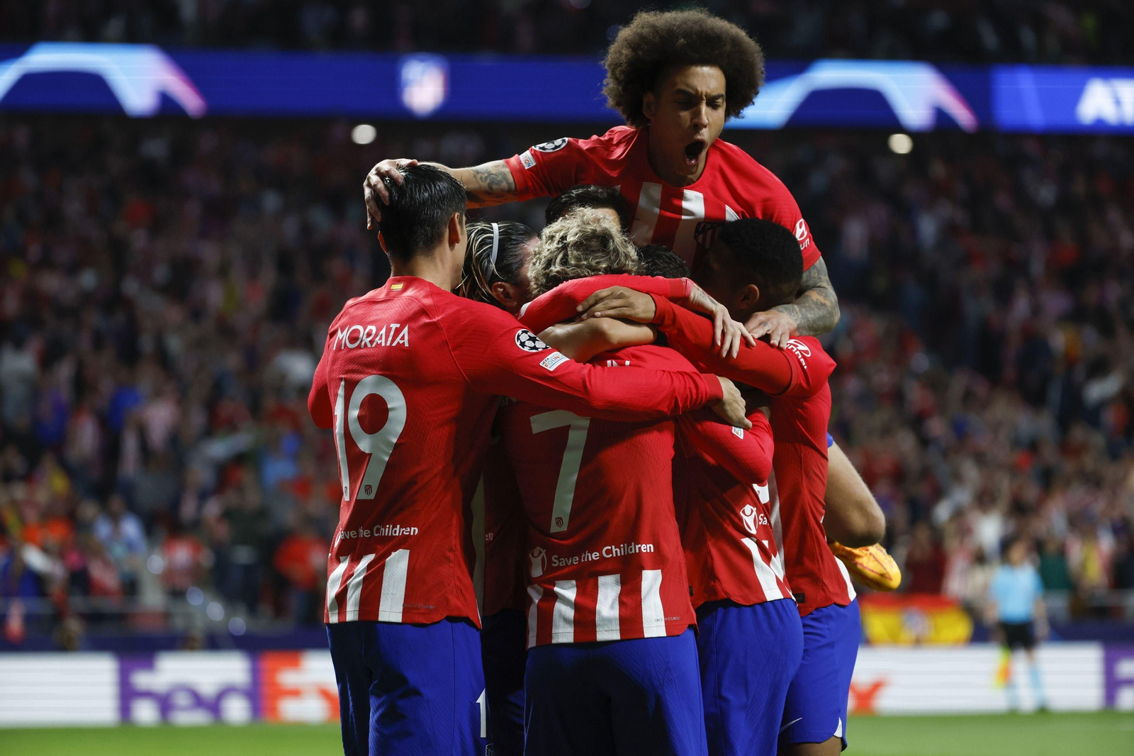 El Atlético de Madrid - Borussia Dortmund, en fotos