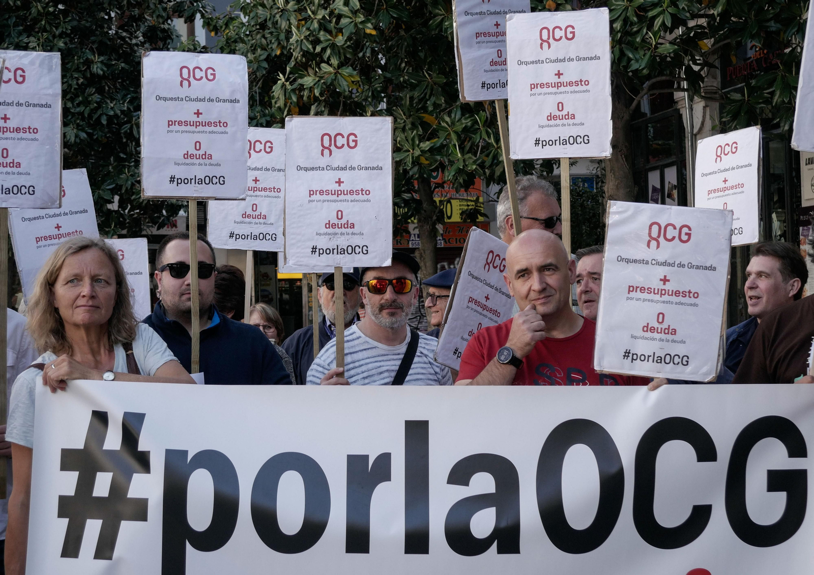 Imágenes de la protesta de la OGC Imágenes de la protesta de la OGC