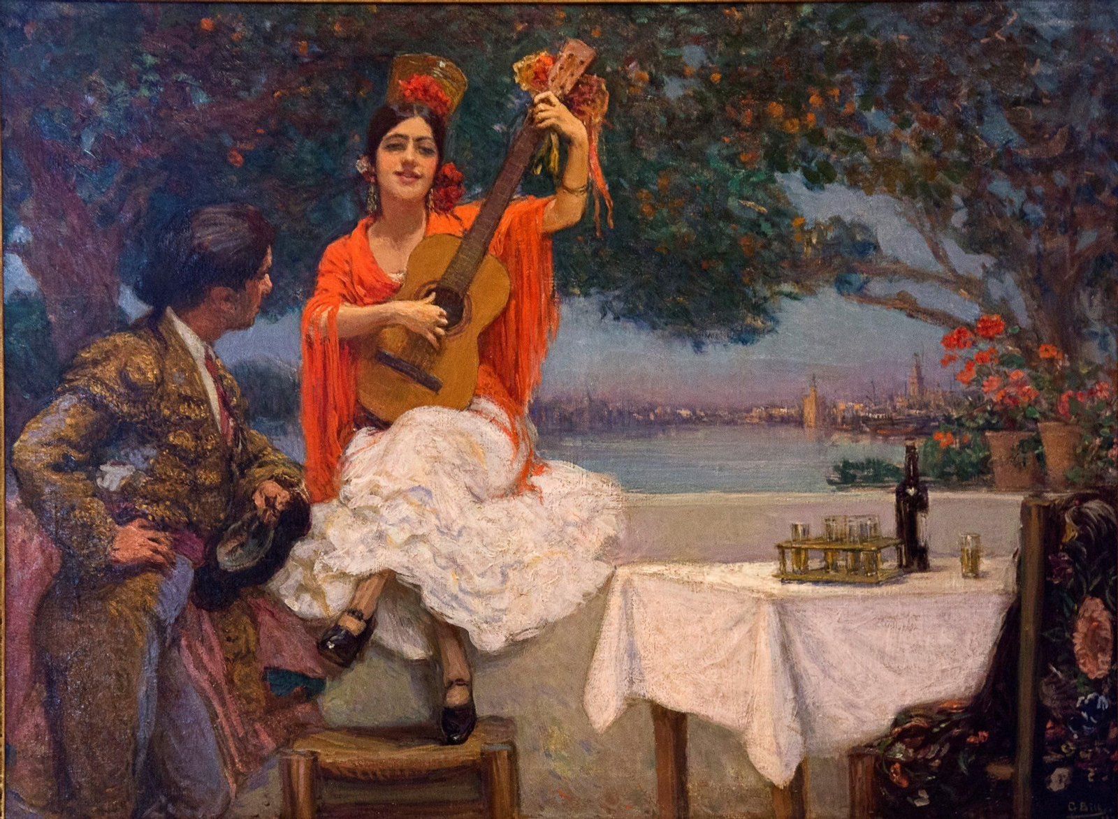 A orillas del Guadalquivir, de Gonzalo Bilbao. A orillas del Guadalquivir, de Gonzalo Bilbao.