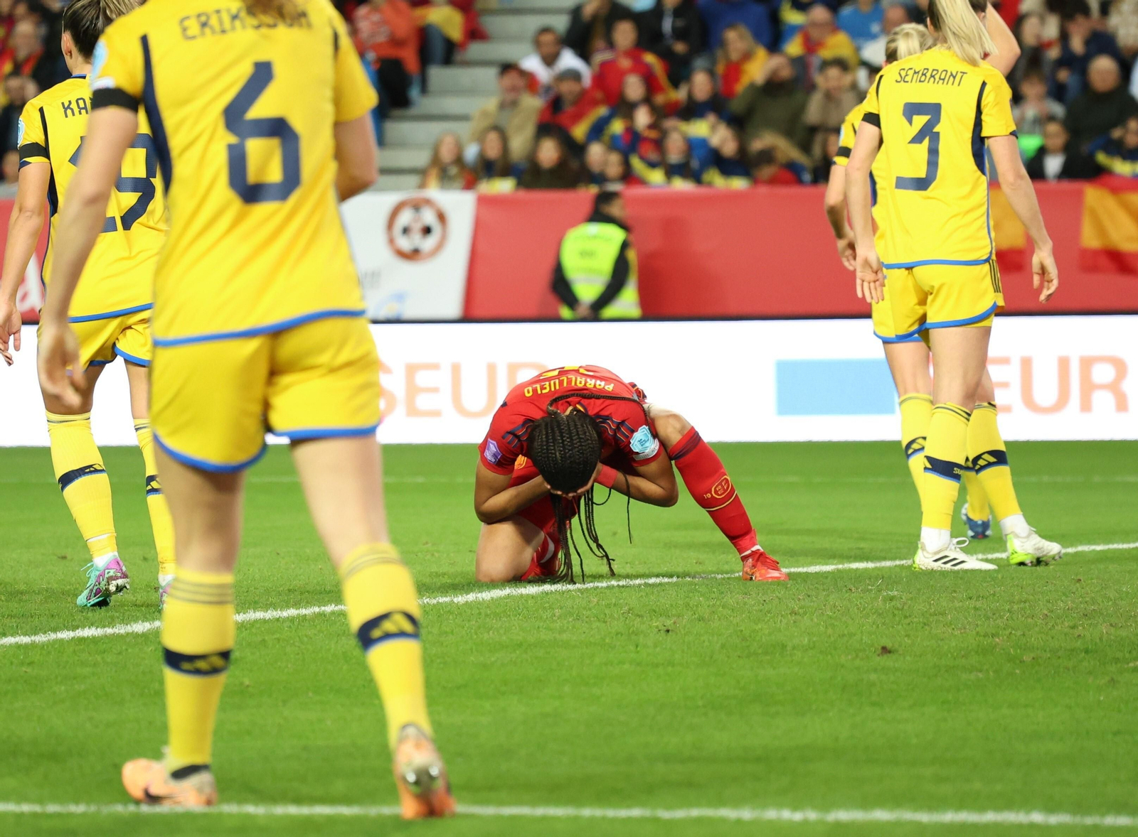 España-Suecia, en fotos