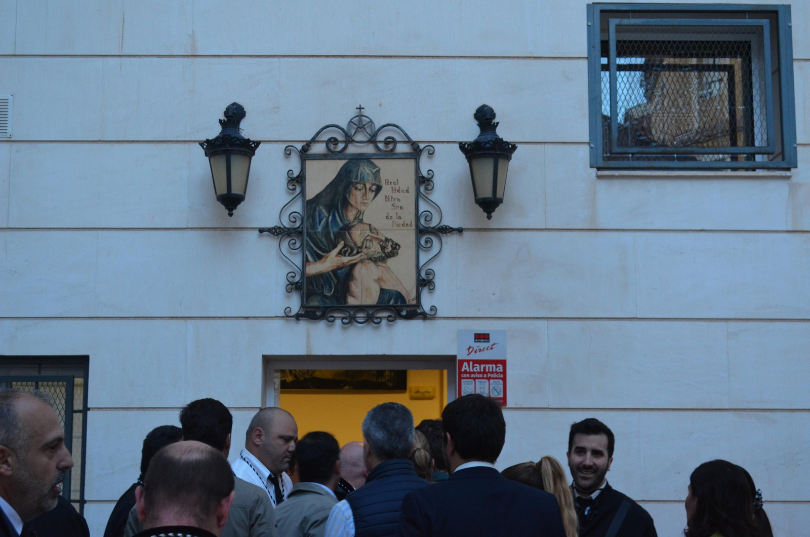 La Piedad en el Viernes Santo en Málaga