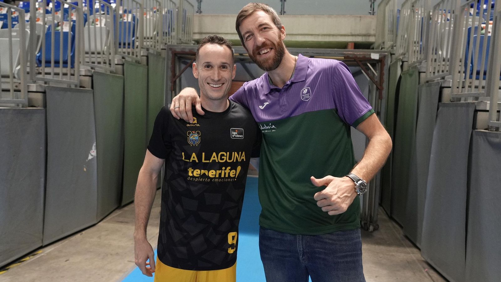 El Unicaja-La Laguna Tenerife, en fotos