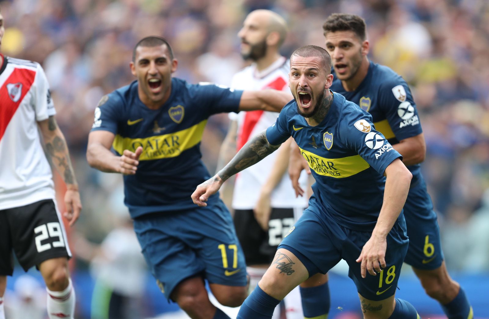 Las imágenes del Boca-River