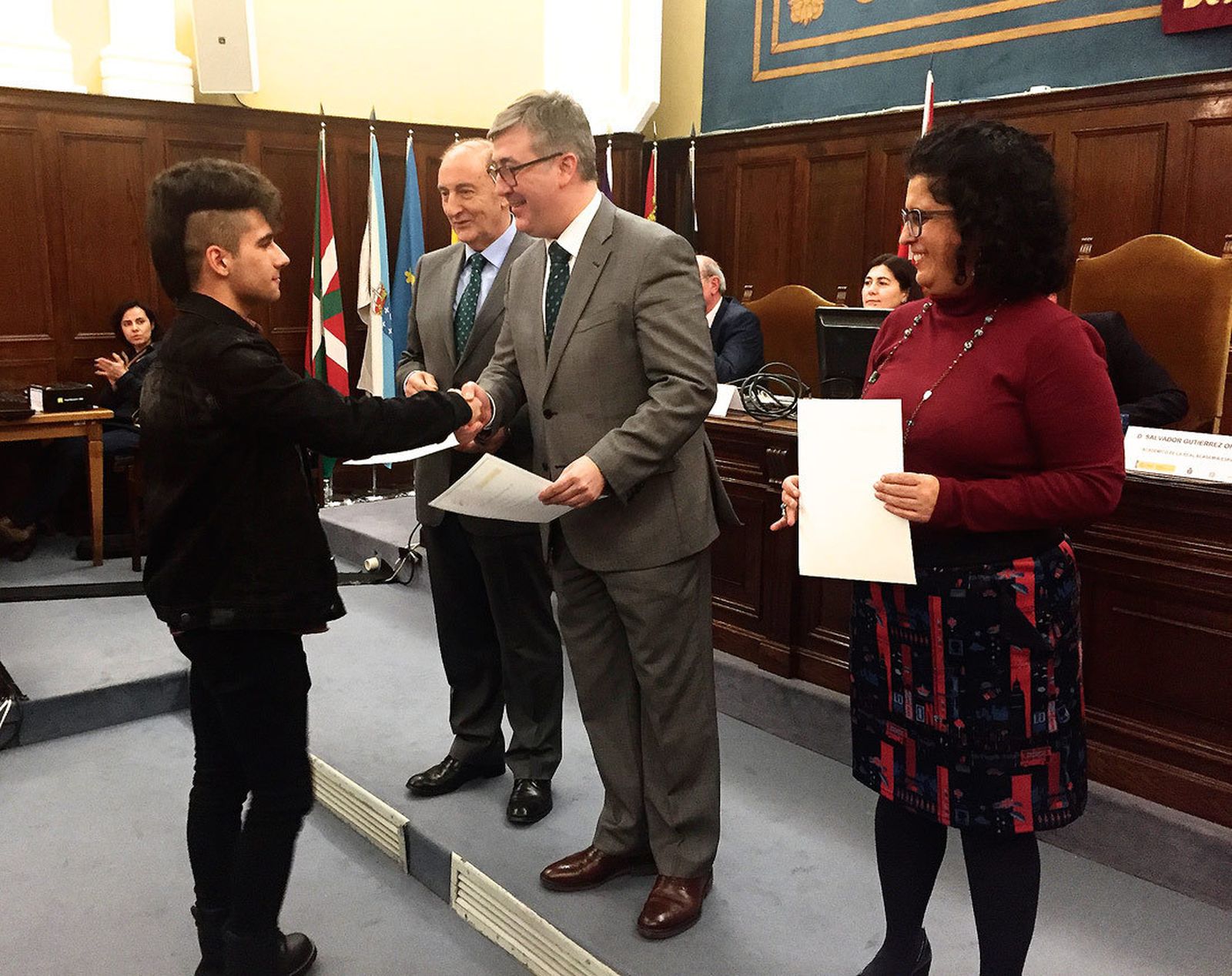 El ganador del XVII Concurso Hispanoamericano de Ortografía, José Antonio Ortega.