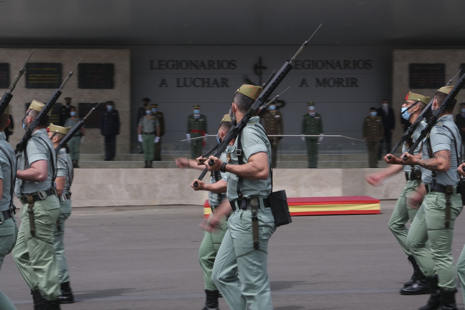 Fotogalería toma de posesión del General Melchor Marín Elvira. La Legión. Almería