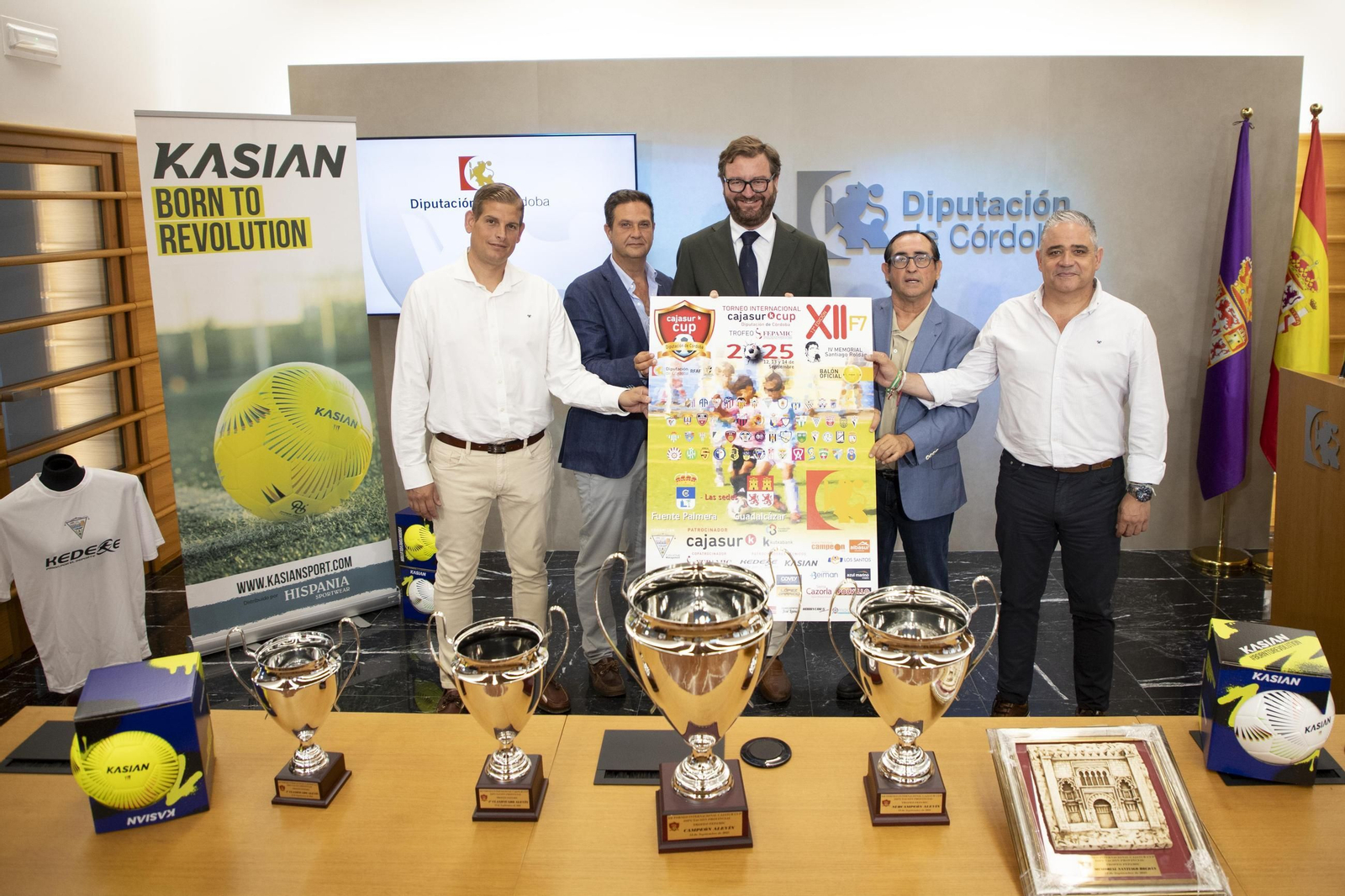 Presentación del Torneo Internacional Cajasur Cup Diputación Provincial Trofeo Fepamic