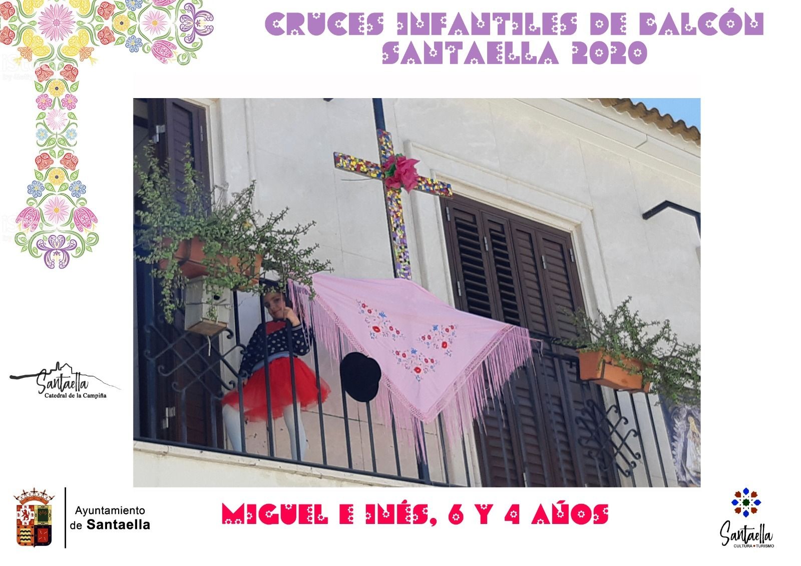Así son las Cruces de Mayo de los niños de Santaella