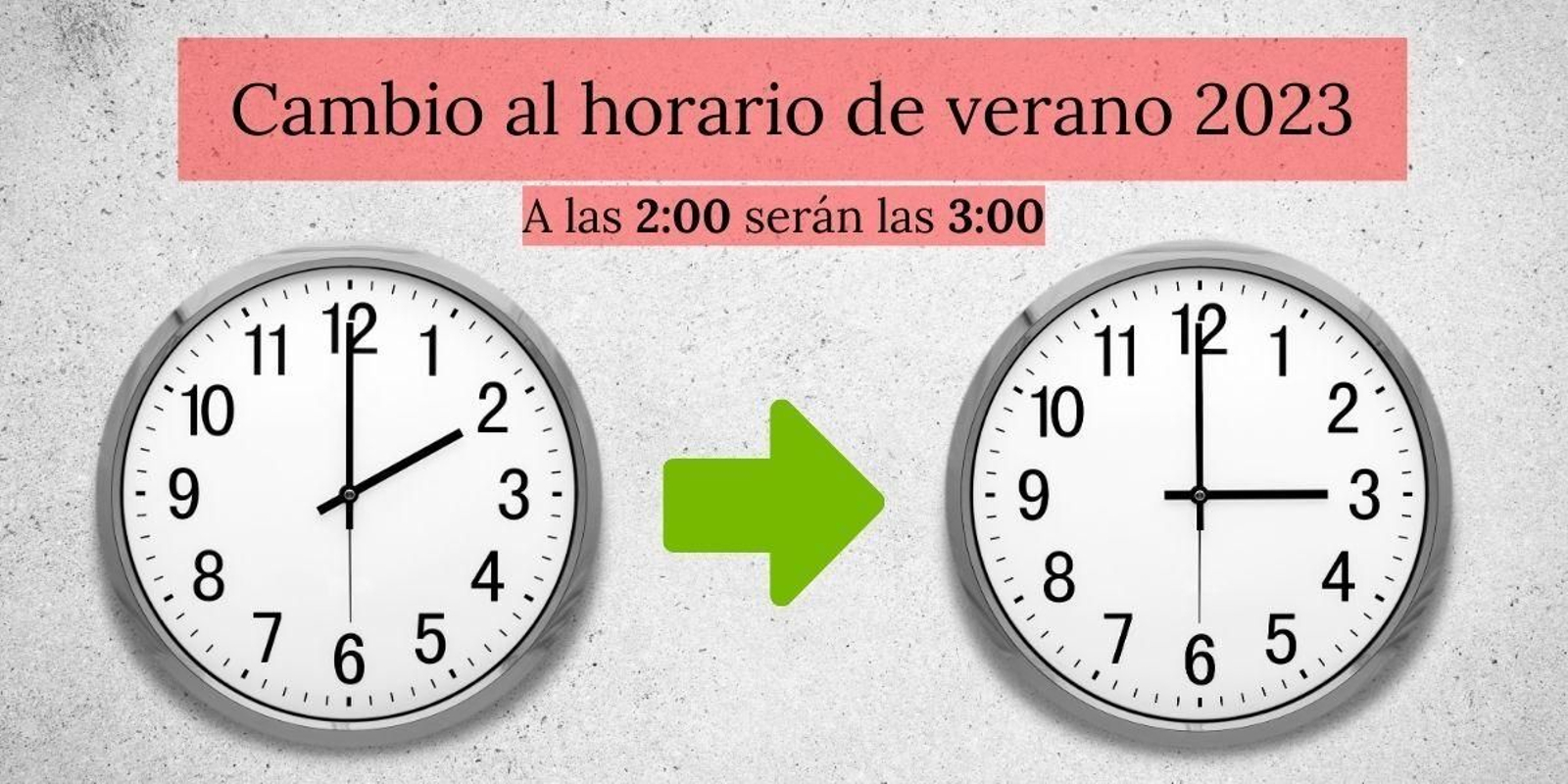 Cambio de hora