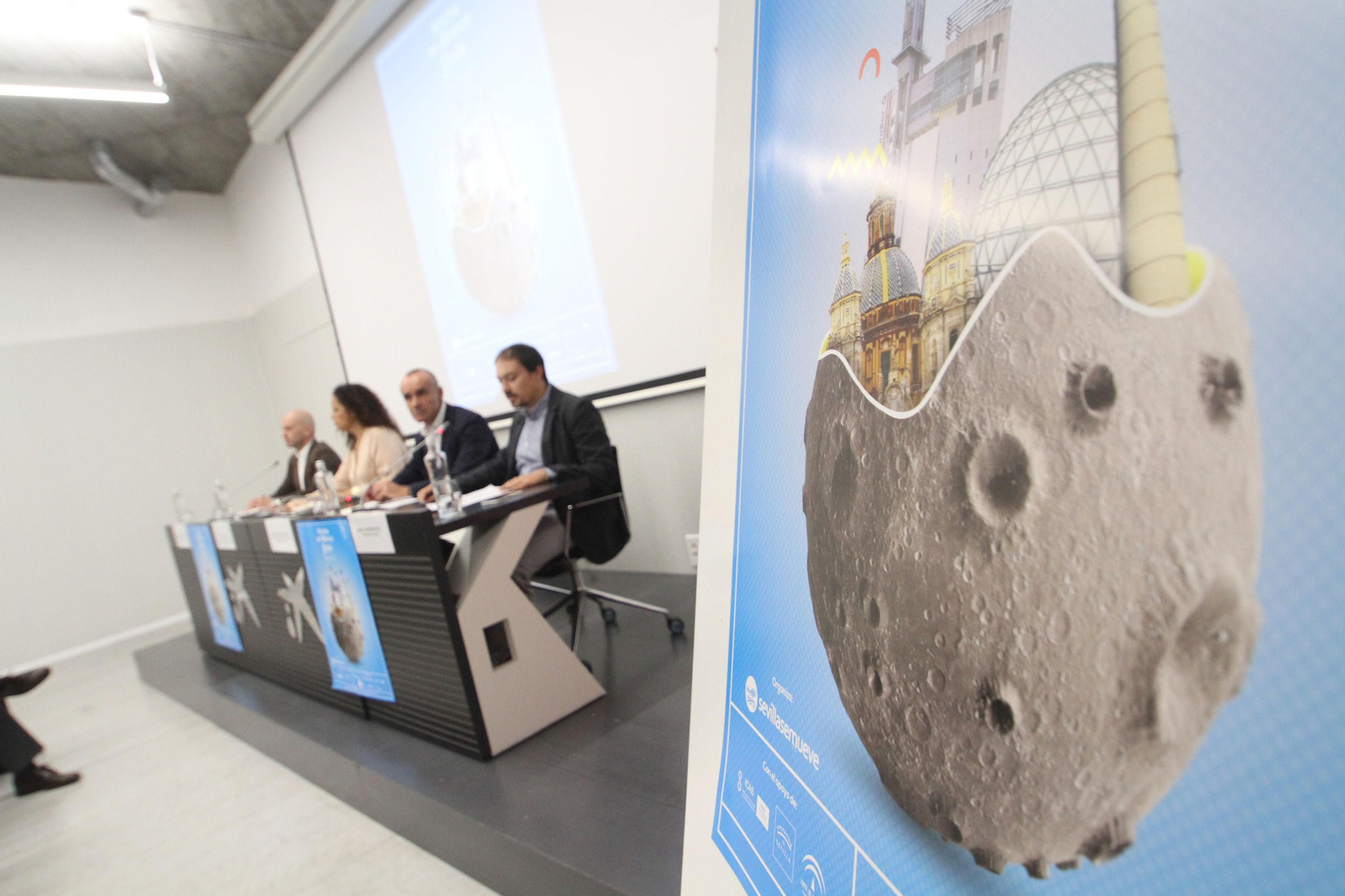 Presentación de la Noche en Blanco, ayer.