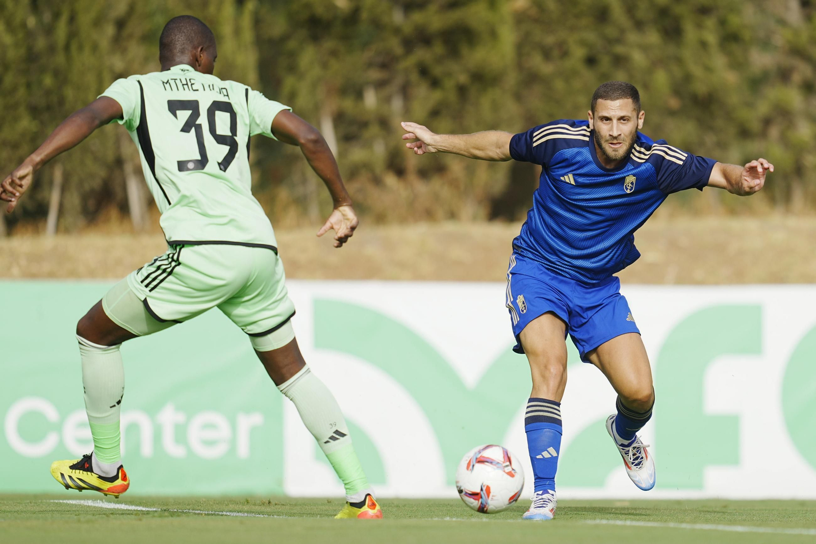 Weissman en el duelo ante el Orlando Pirates de la pasada pretemporada.