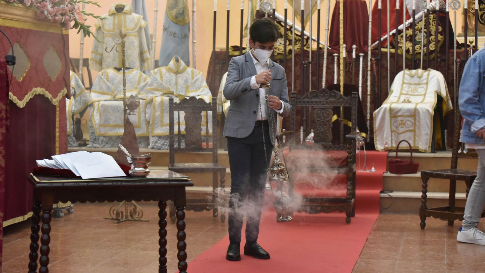 Oración de vísperas e imposición de medallas de los Salesianos de La Línea