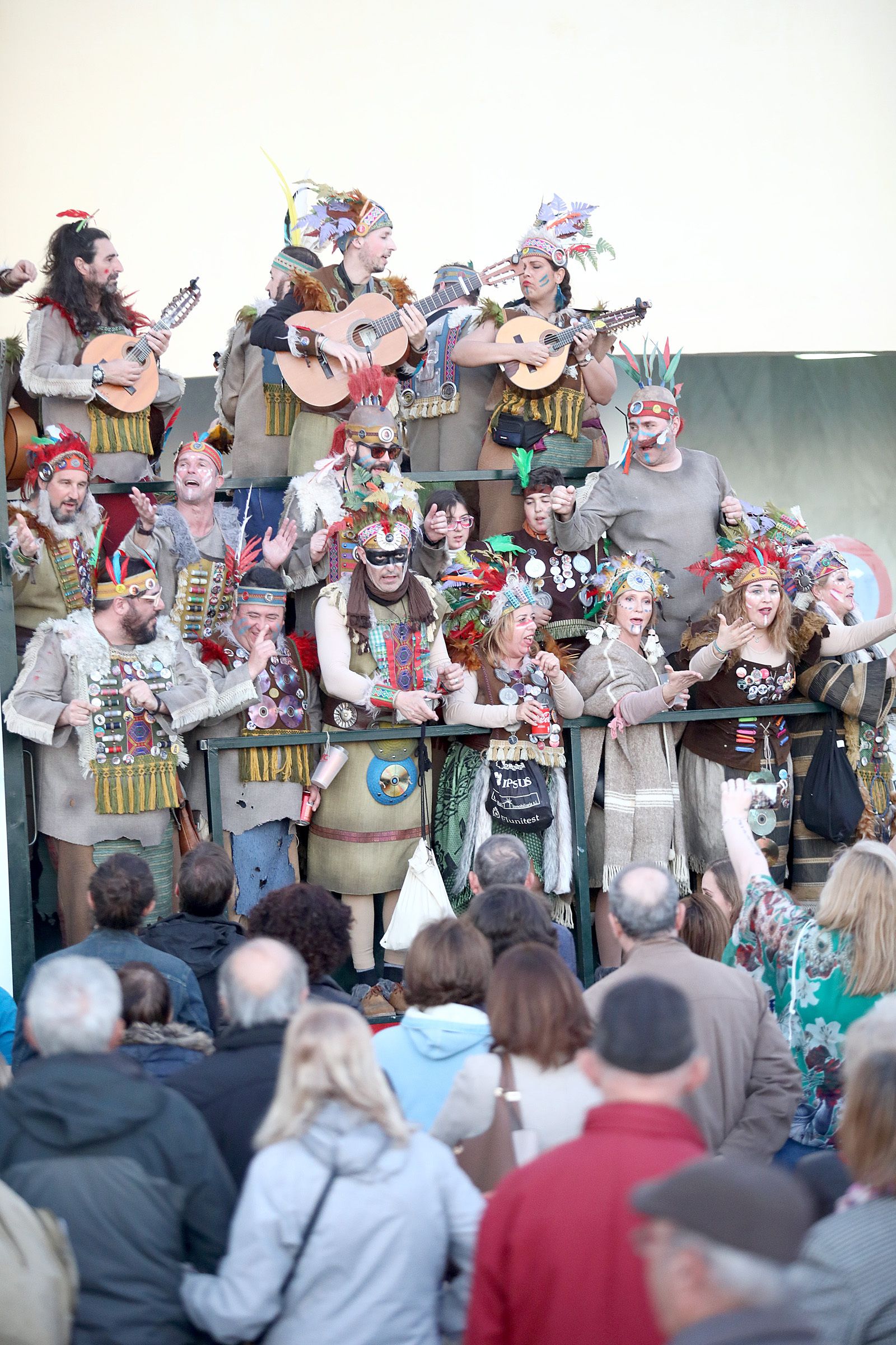Las imágenes del carrusel de coros en el paseo marítimo