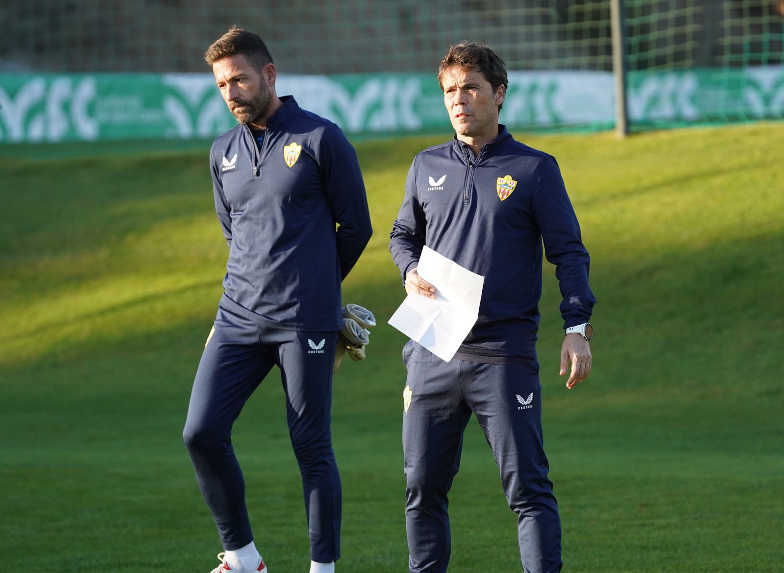 Rubi, durante la concentración en Marbella.