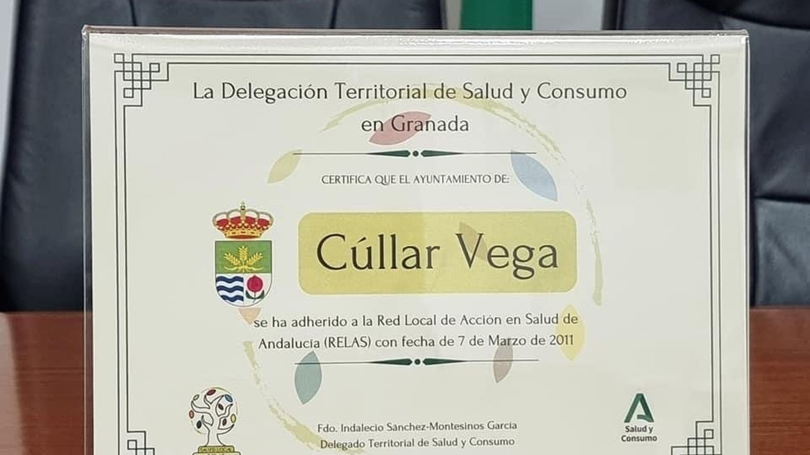 La Junta reconoce a Cúllar Vega por su compromiso con la promoción de la salud entre sus vecinos