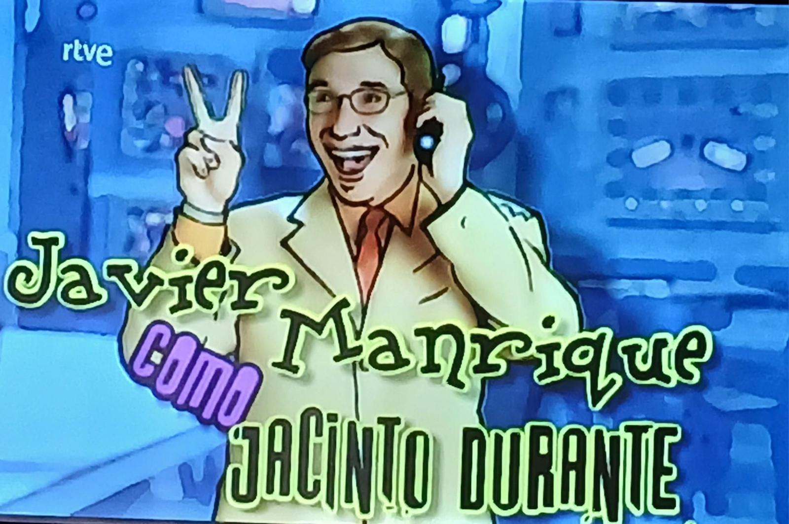Javier Manrique en la intro de 'Jacinto Durante, representante'