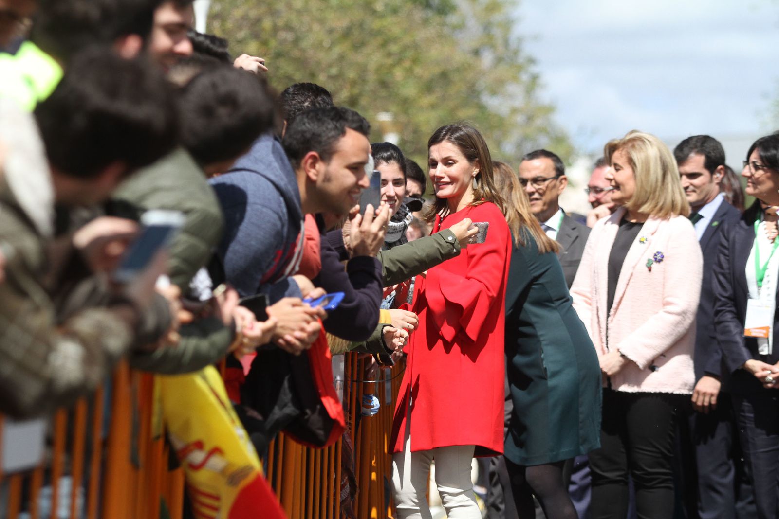 Imágenes de la visita de la reina Letizia a Huelva