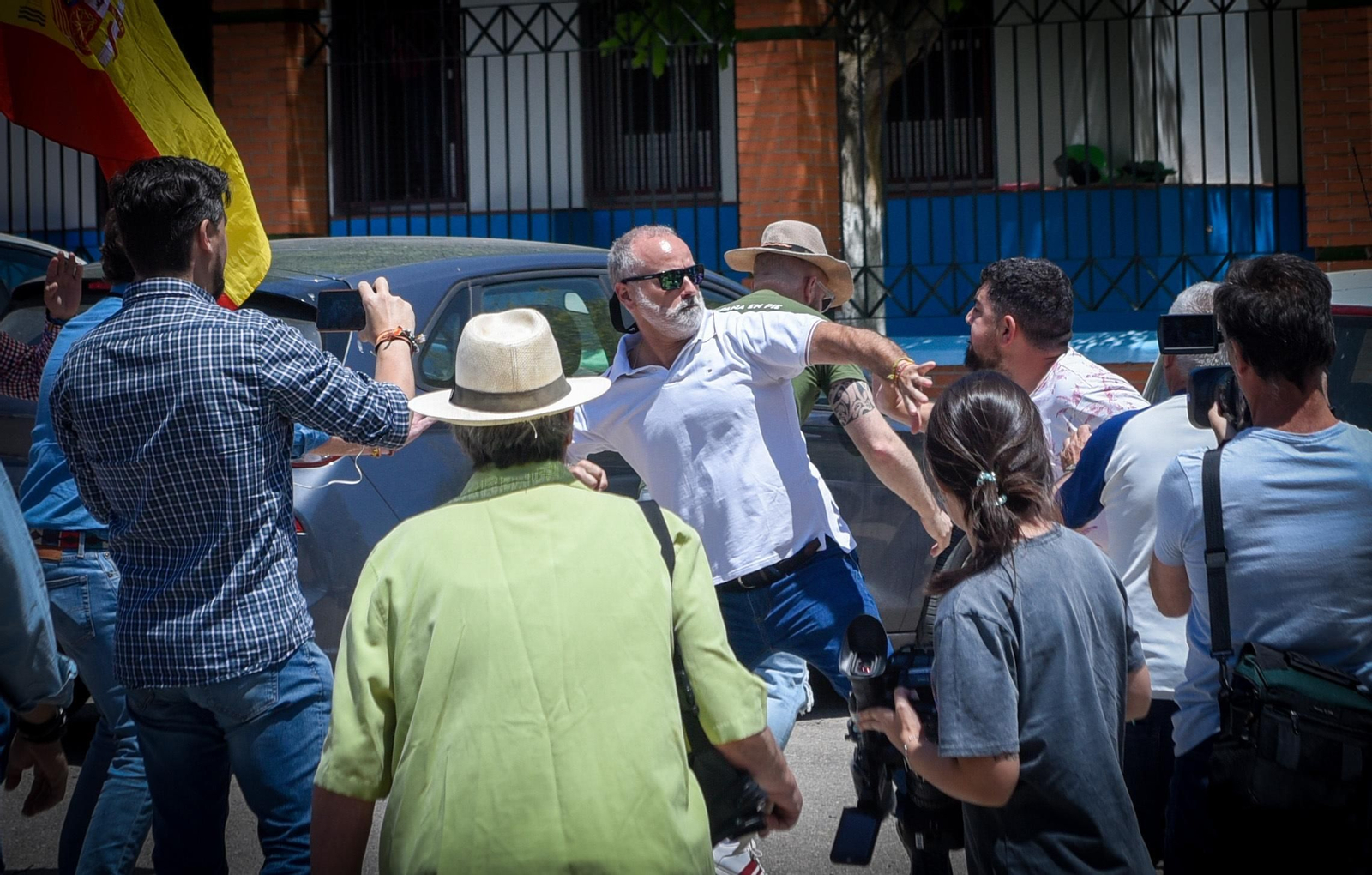 Las imágenes de los incidentes en el mitin de Vox en Marinaleda