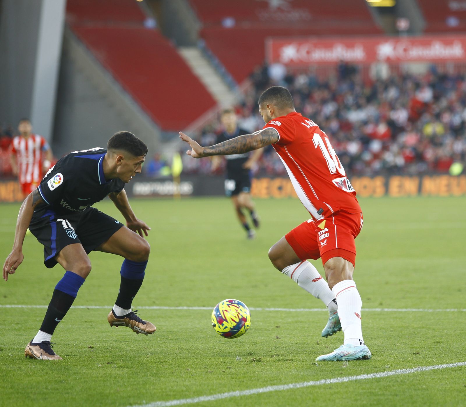 Imágenes del partido U.D. Almería-Atlético de Madrid