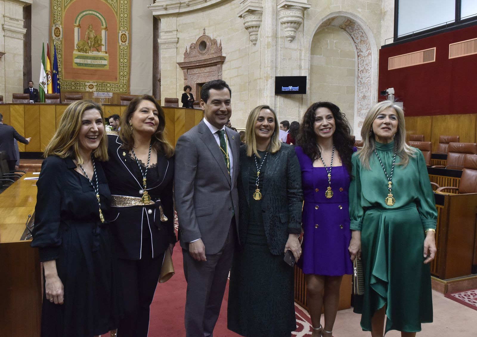 Acto institucional en el Pleno del Parlamento con motivo del Día de Andalucía