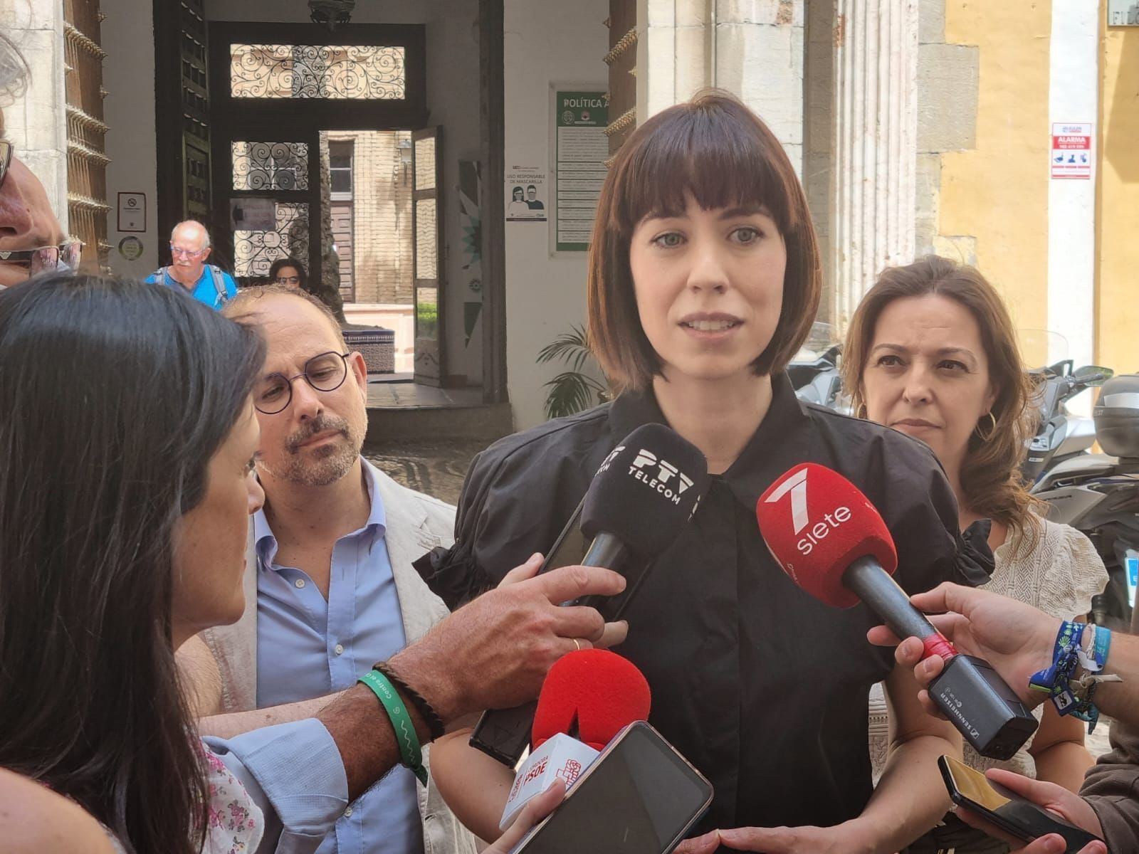 La ministra de Ciencia, Diana Morant, en Córdoba.