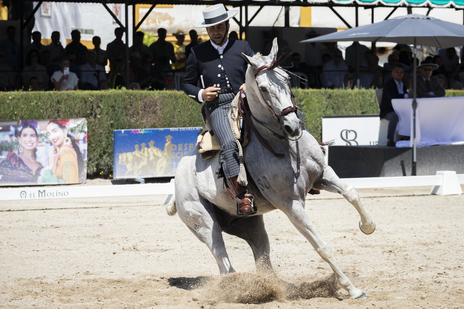 Final del concurso de Doma Vaquera 2023 en el Depósito de Sementales