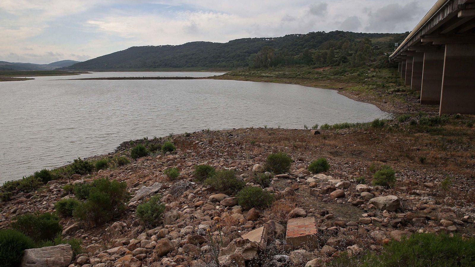 El pantano de Charco Redondo, en Los Barrios.