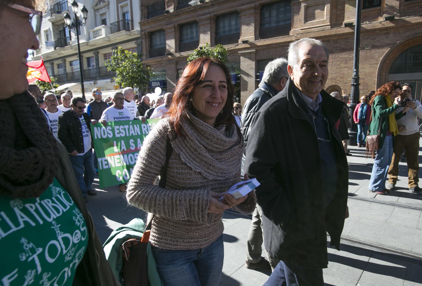 La marea blanca, en Sevilla