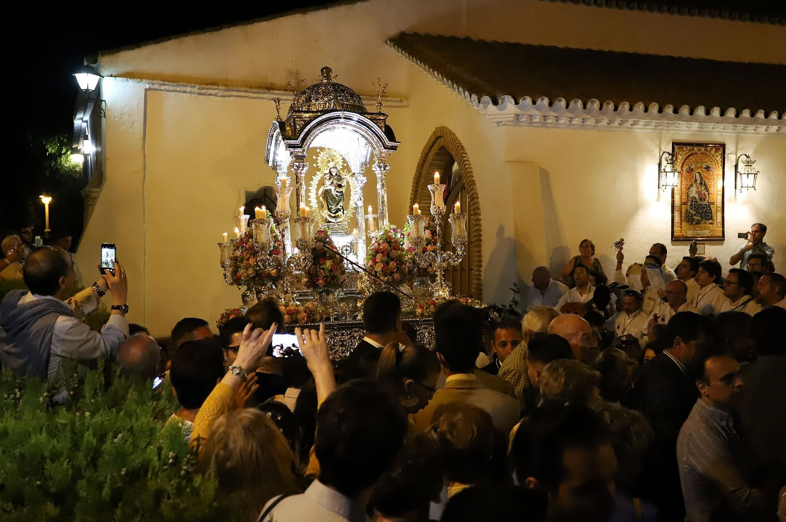 Imágenes de la bajada de la Virgen de La Cinta