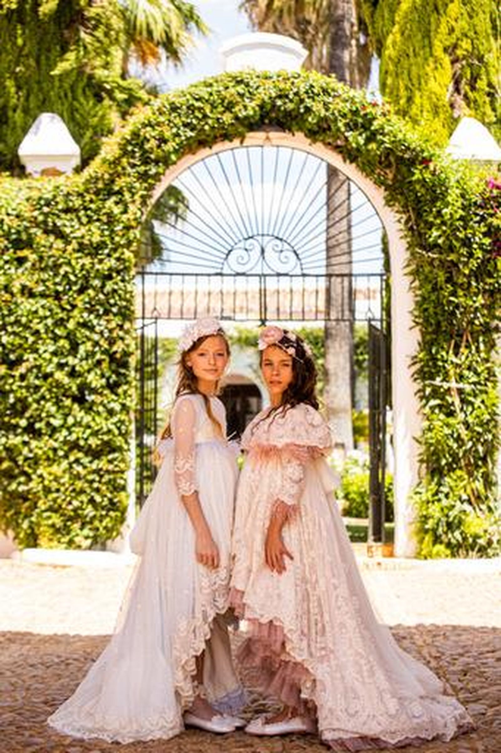 Una de las propuestas de la firma Mercedes de Alba de moda infantil.