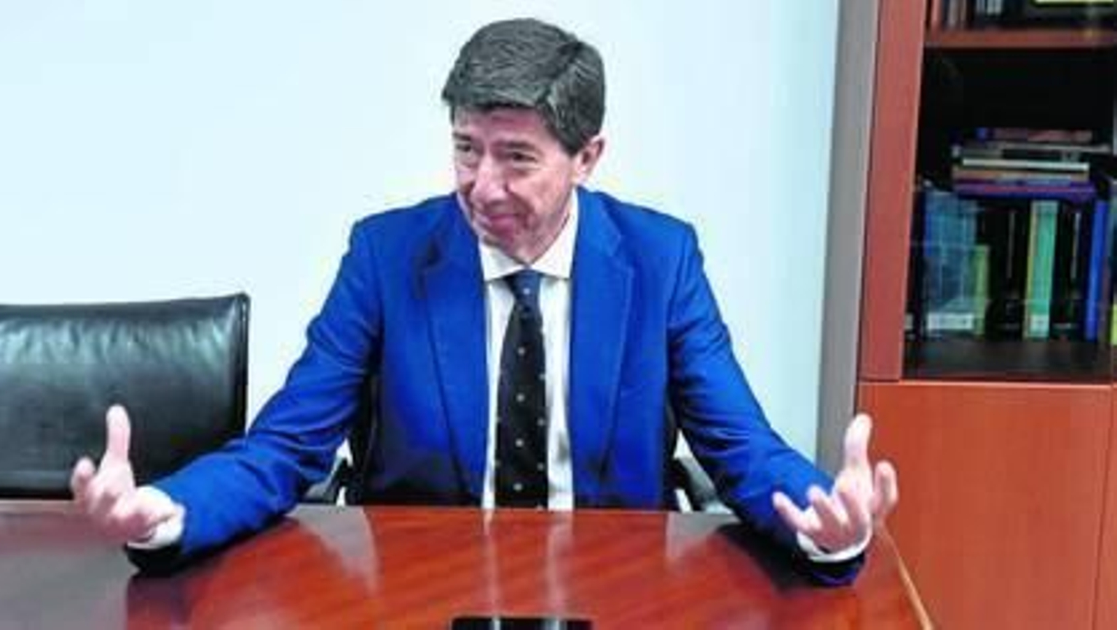 Juan Marin, en una entrevista con este periódico el pasado mes de marzo.