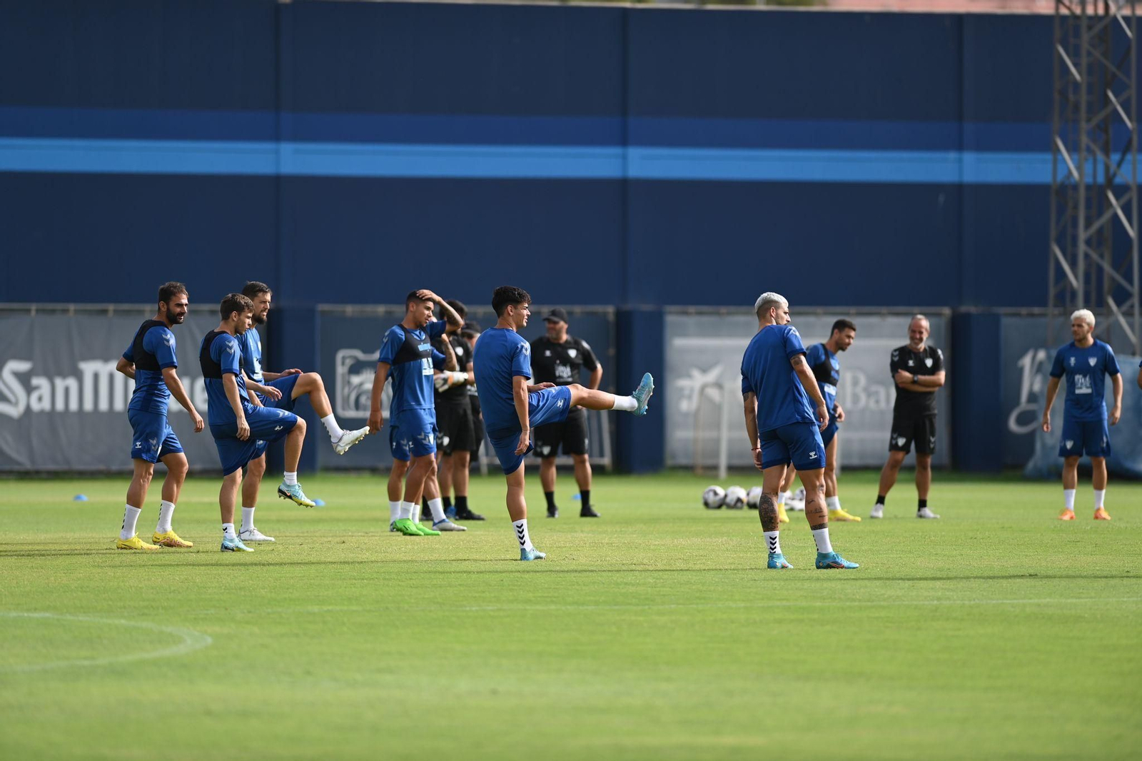 Las fotos del entrenamiento del Málaga CF preparando la visita a Burgos