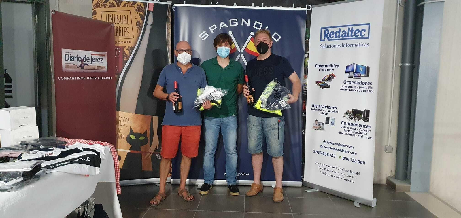 Entrega de premios del concurso de padel
