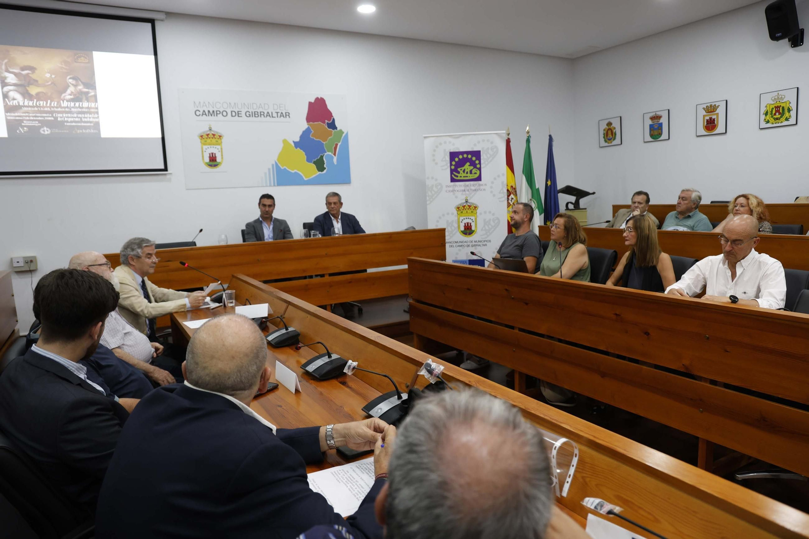 Fotos del consejo del Instituto de Estudios del Campo de Gibraltar