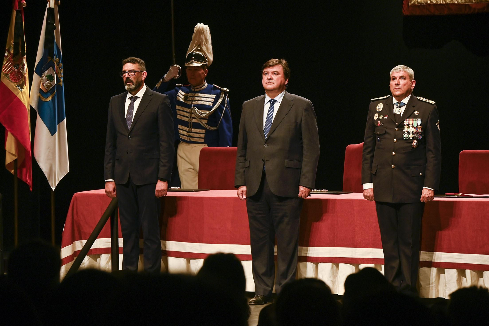 Imágenes del acto del Día de la Policía Local de Huelva