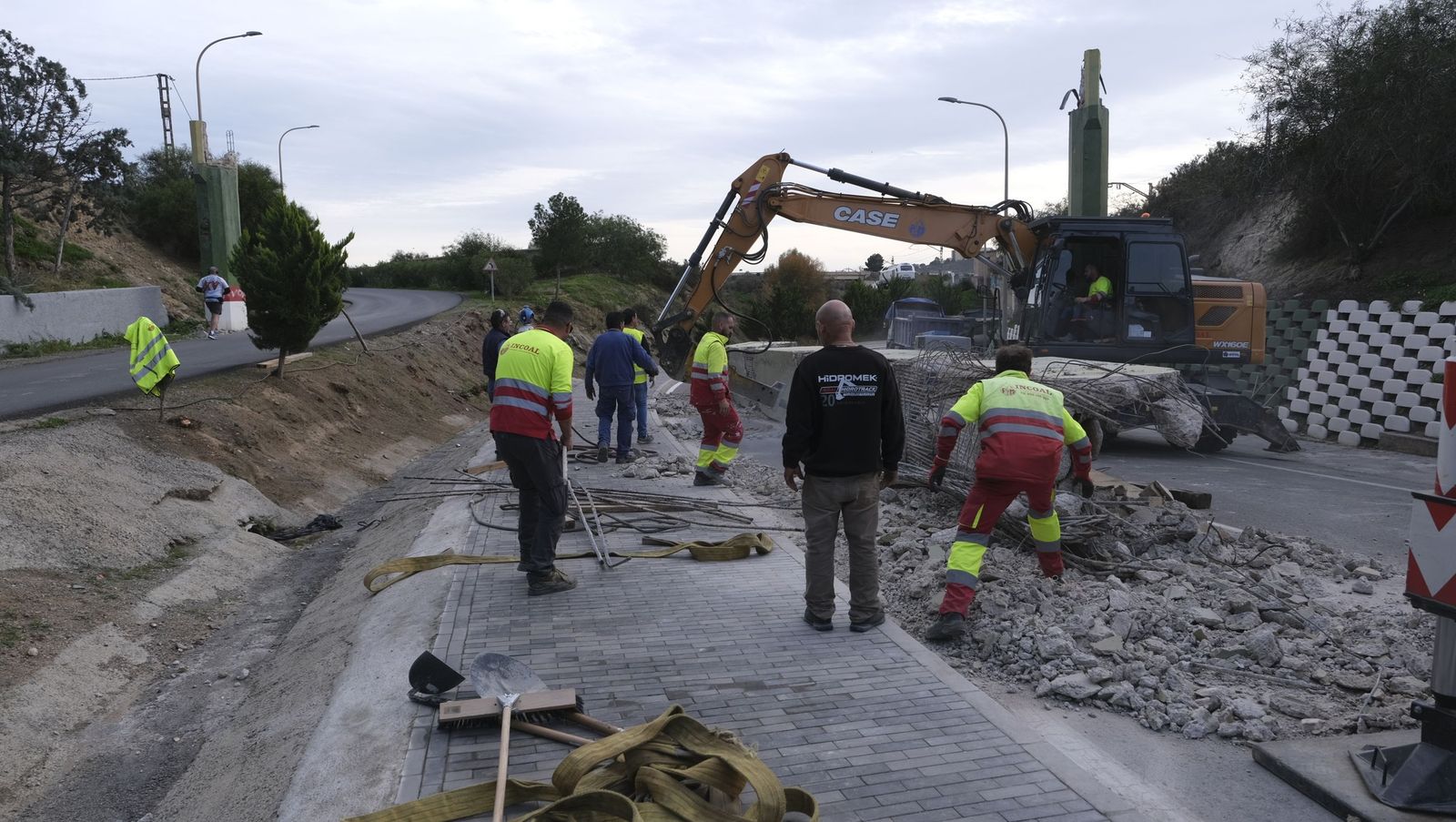 El acueducto de Huércal de Almería ya es historia, en fotos