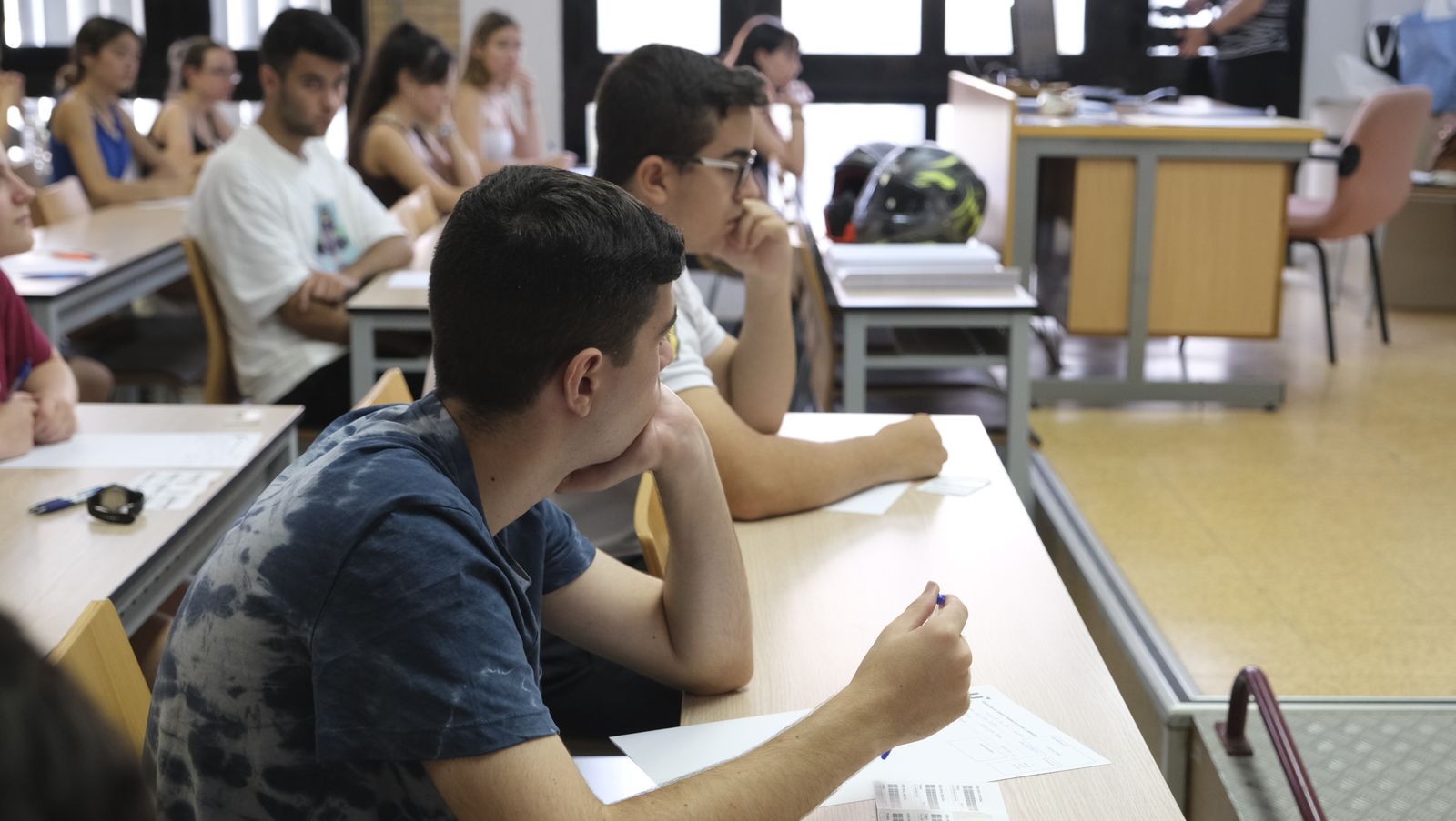 Imágenes de las pruebas de acceso de la PEvAU en la Universidad de Almería