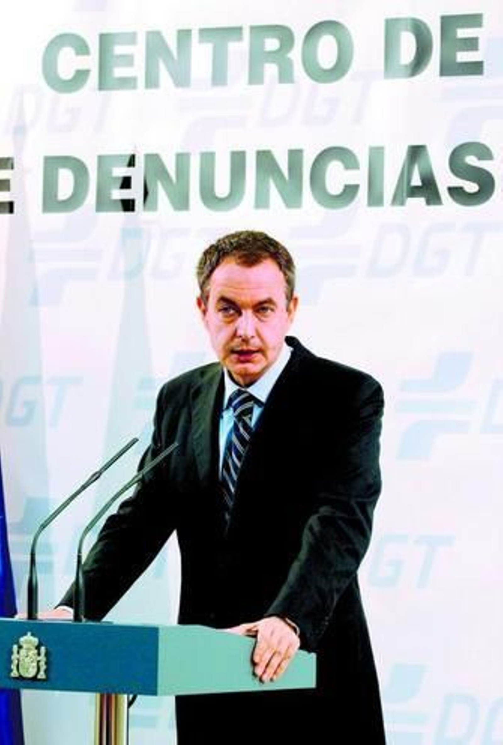 El presidente, José Luis Rodríguez Zapatero, ayer en León.