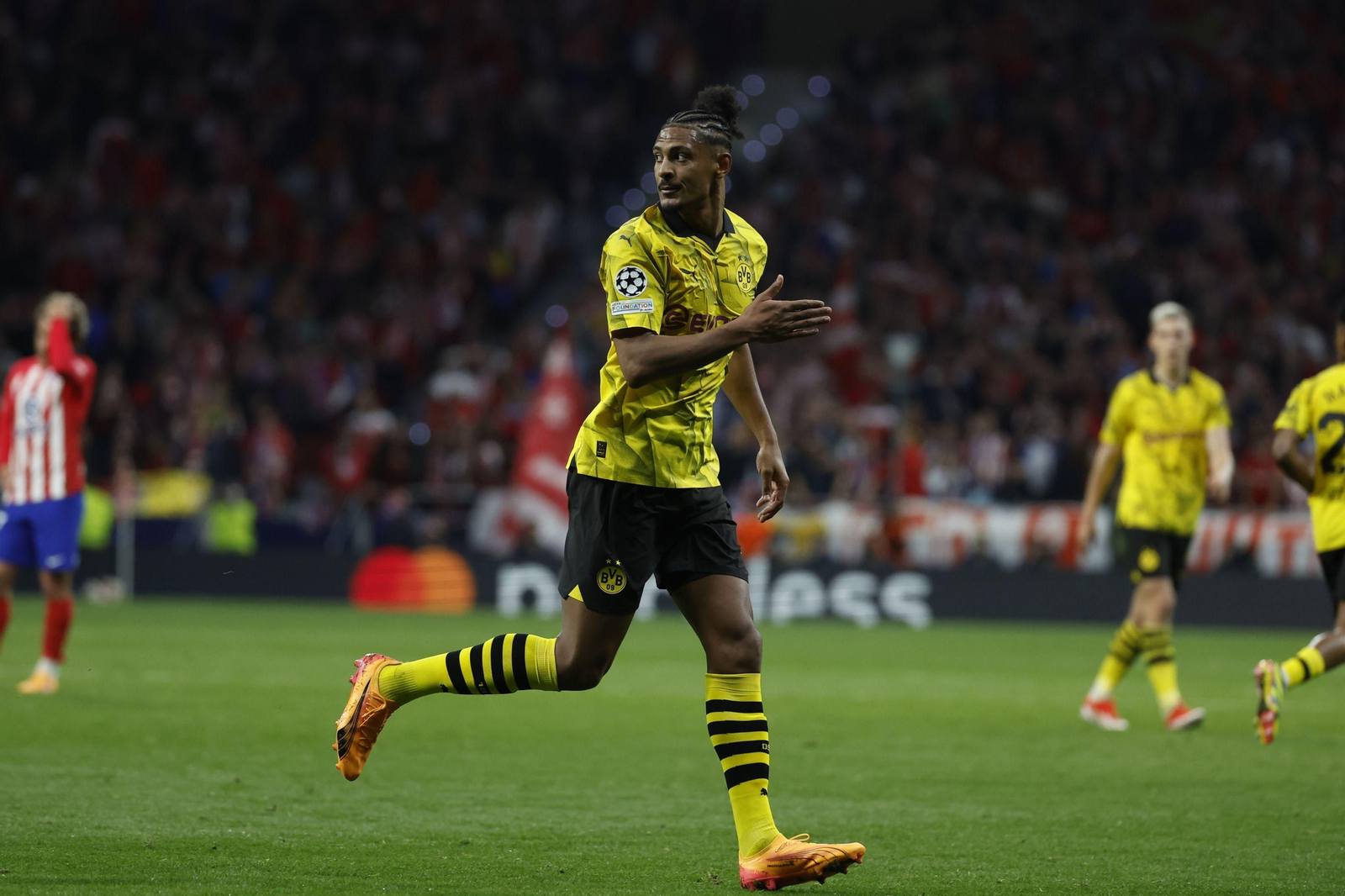 El Atlético de Madrid - Borussia Dortmund, en fotos