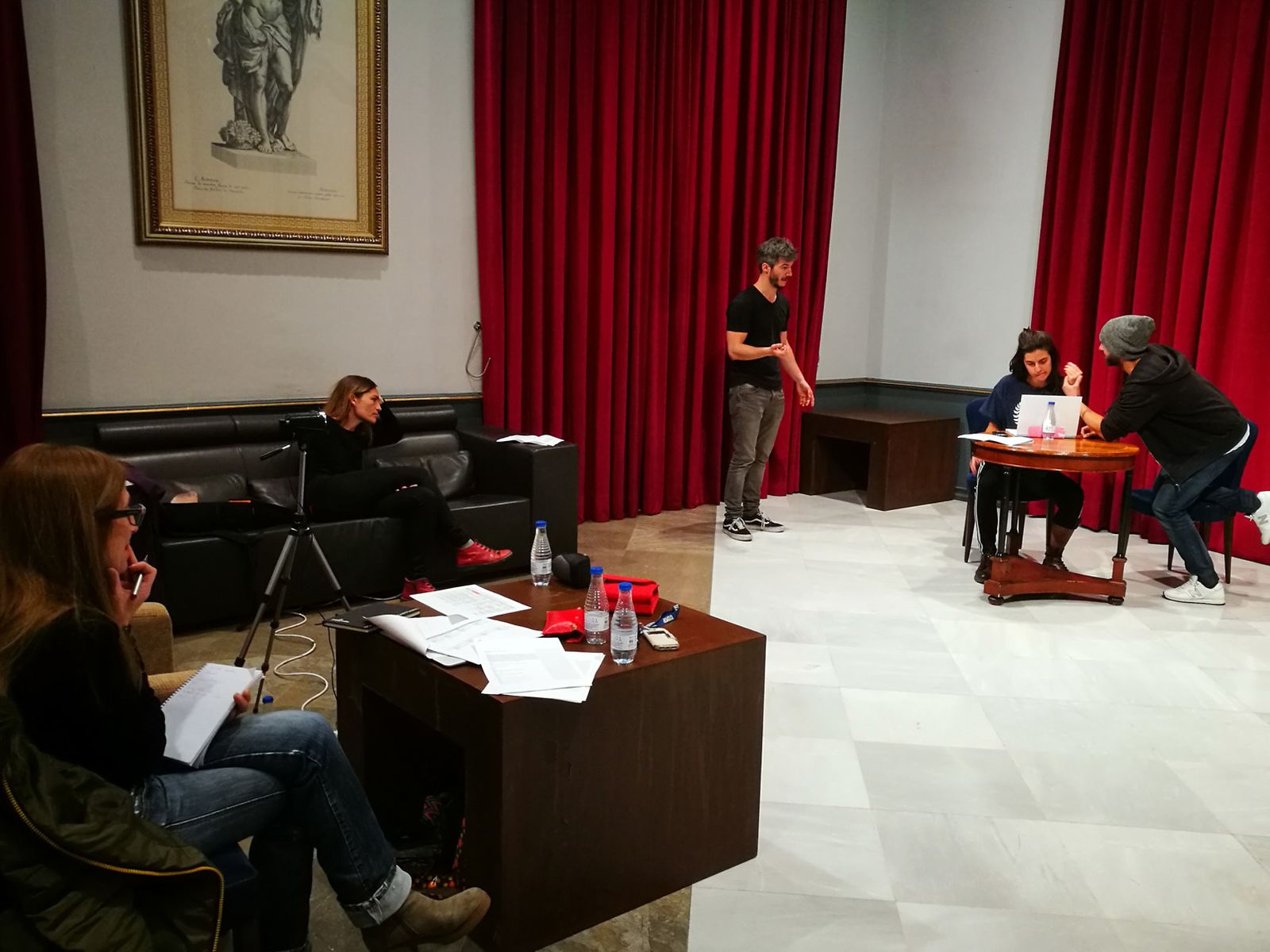 Prueba de casting para 'La tormenta perfecta', de Marta Torres.