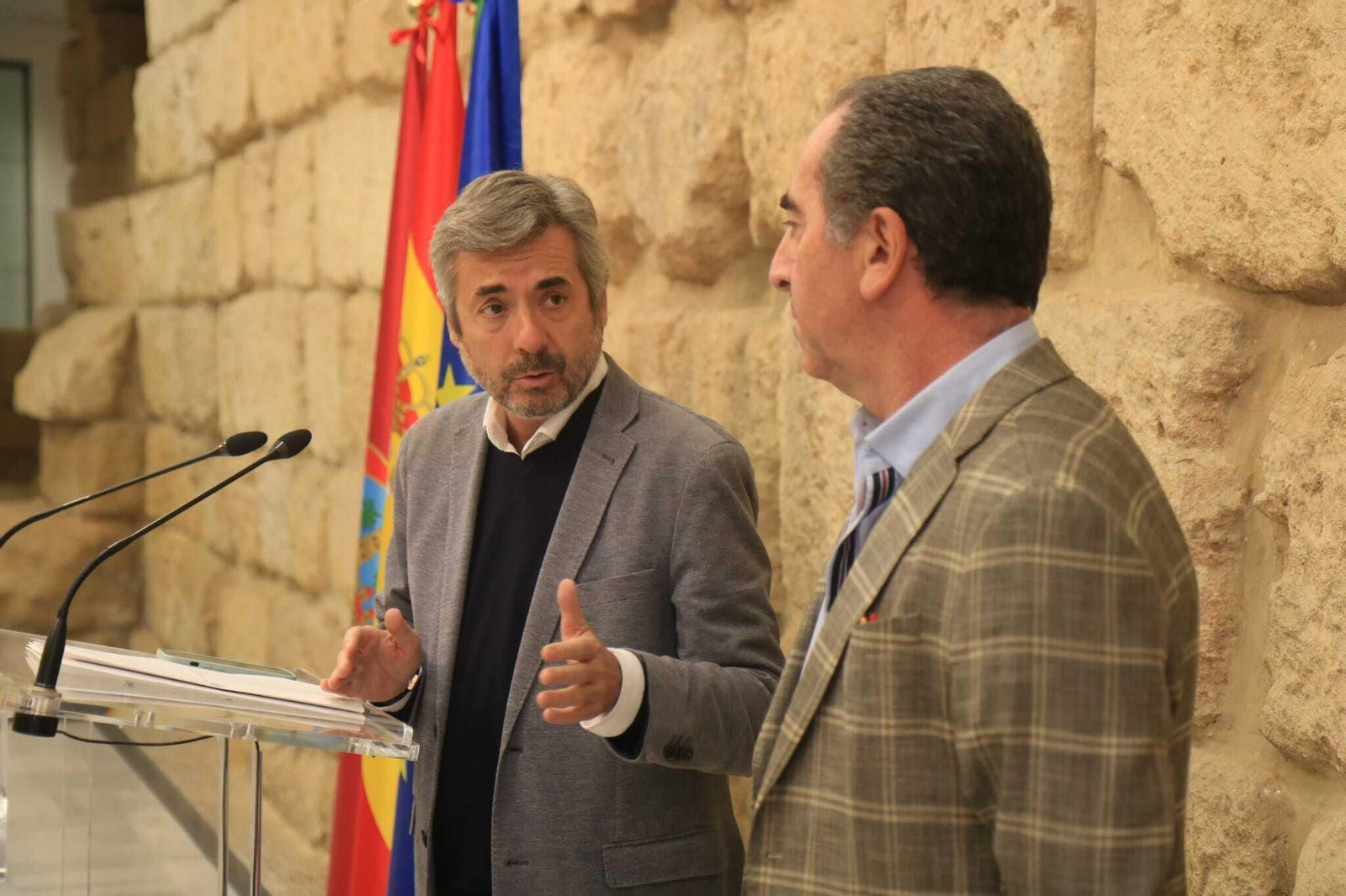Miguel Ángel Torrico y Antonio Álvarez. Miguel Ángel Torrico y Antonio Álvarez.