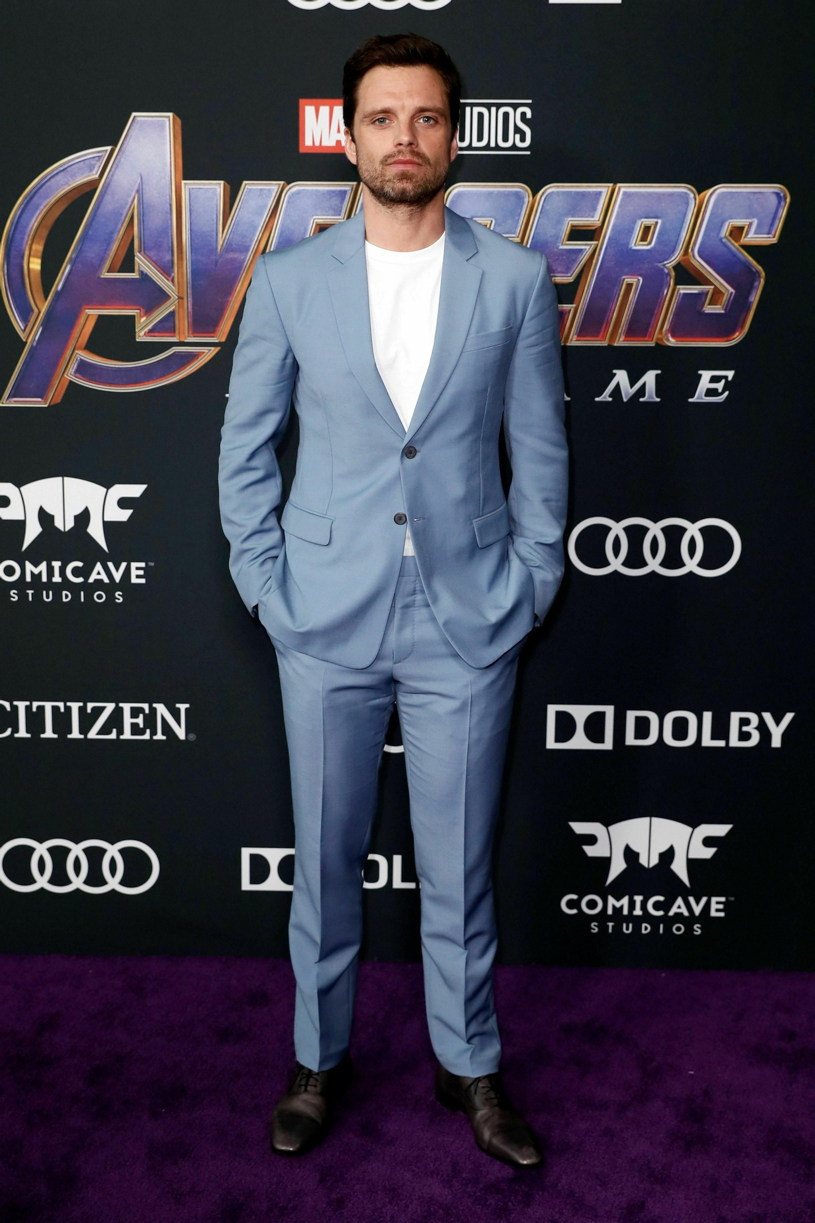 Sebastian Stan Vengadores: Endgame, la alfombra roja de la première más esperada del año