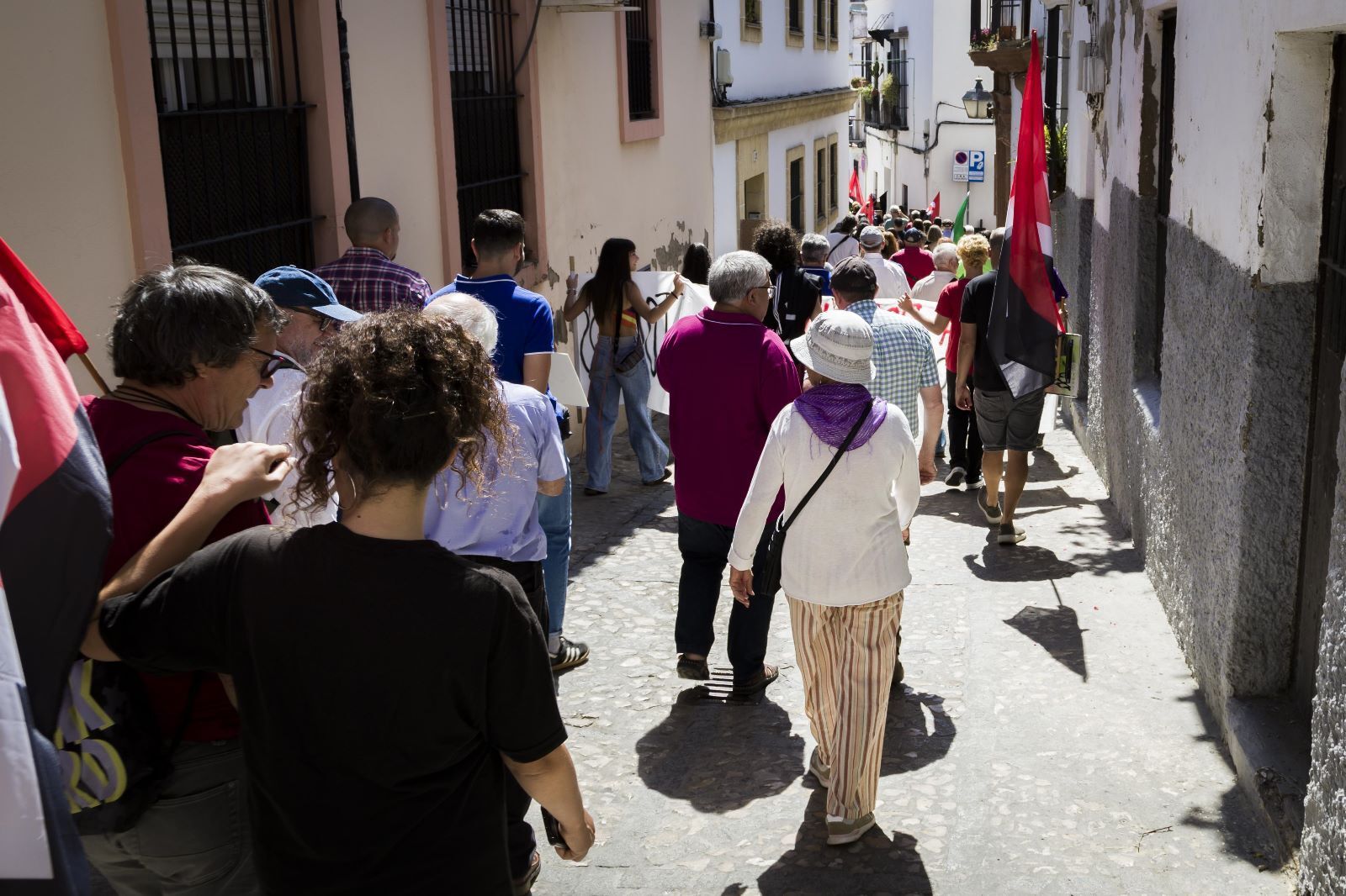 Manifestación del Primero de Mayo en Jerez bajo el lema 'Sobran los motivos'